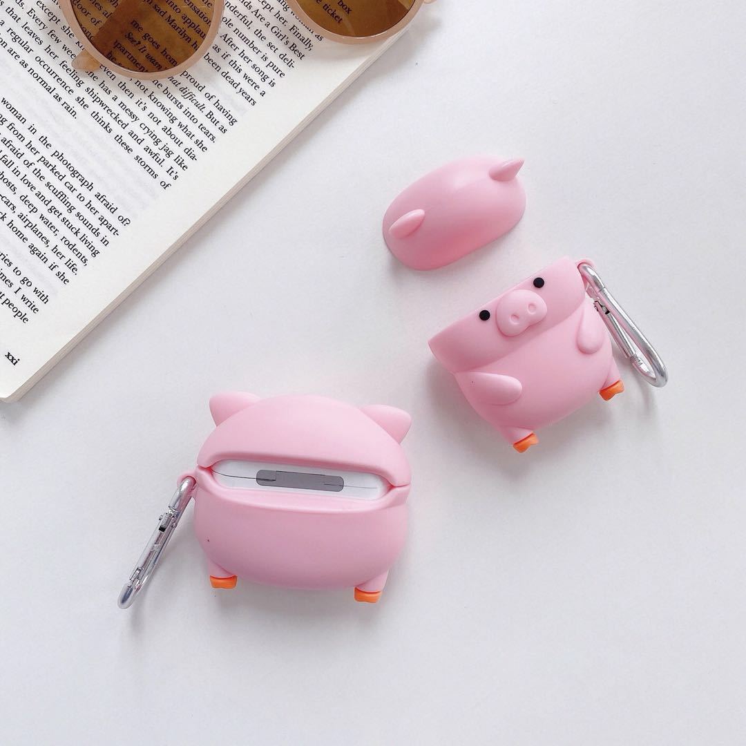 3D Cartoon pig Earphone Cases for Apple AirPods pro