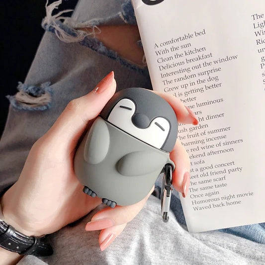 Cute Penguin AirPods Headphone Case