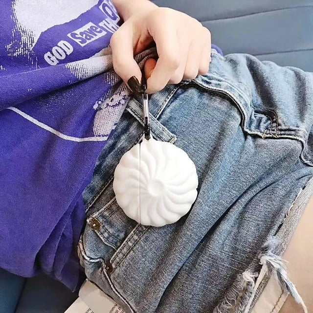 3D Cute Cartoon Steamed Stuffed Bun Case for Apple Airpods 1 2