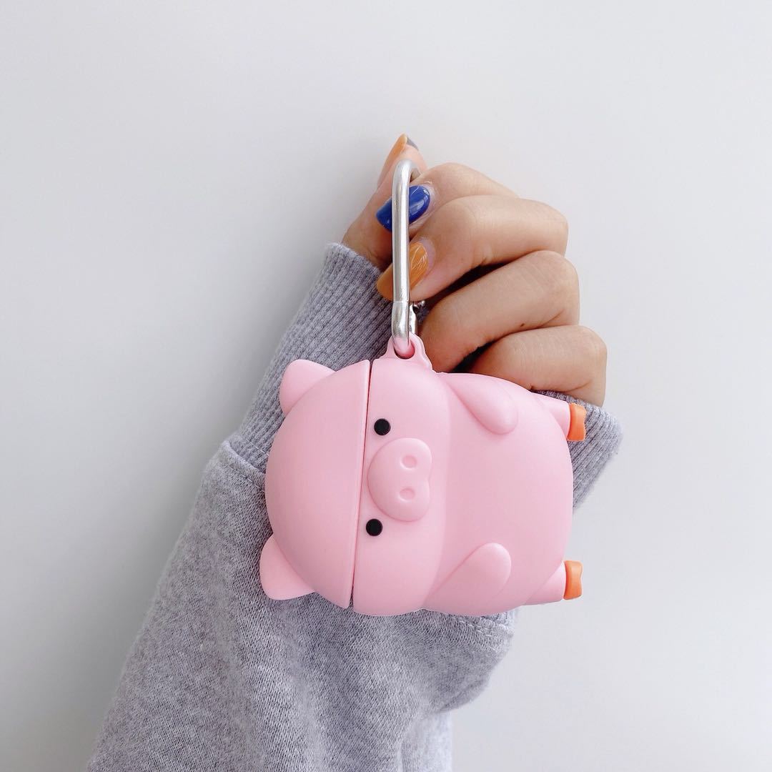 3D Cartoon pig Earphone Cases for Apple AirPods pro